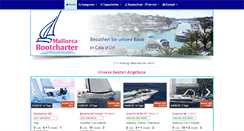Desktop Screenshot of mallorca-bootcharter.de